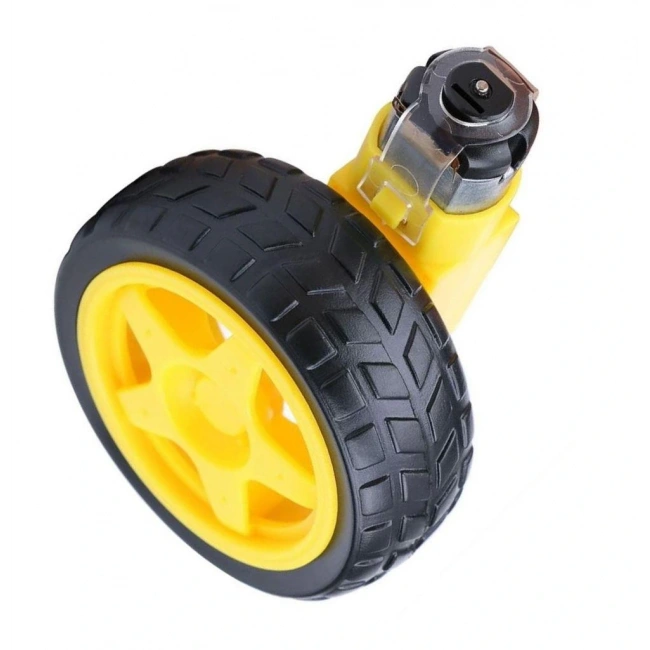 Arduino 6V 250 Rpm DC Motor Ve Tekerlek Seti