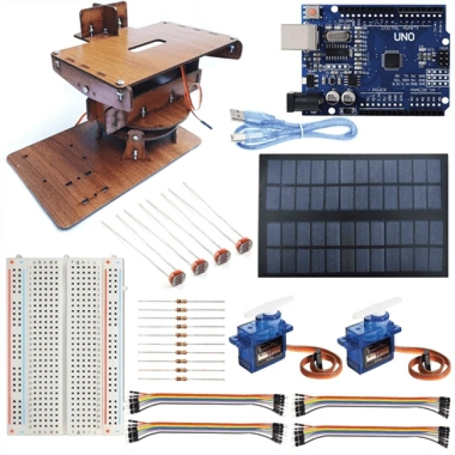 Arduino Güneş Takip Projesi Combo Set - DIY (Demonte)