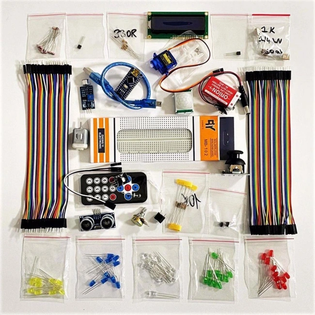 Arduino Nano Set Süper Başlangıç Hobi Seti 111 Parça