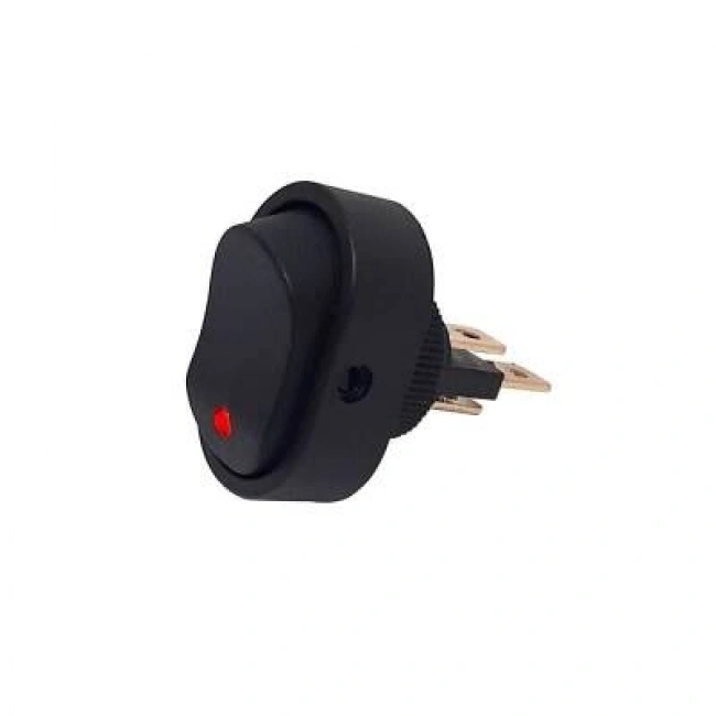 ASW-20-2 Oval Nokta Isikli Anahtar 12V