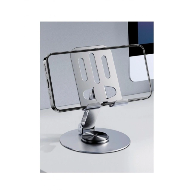 ATD-01 Metalik 360° Ayarlanabilir Telefon Tablet Tutucu Stand