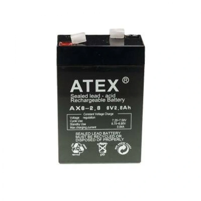 Atex 6V 2.8Ah Akü