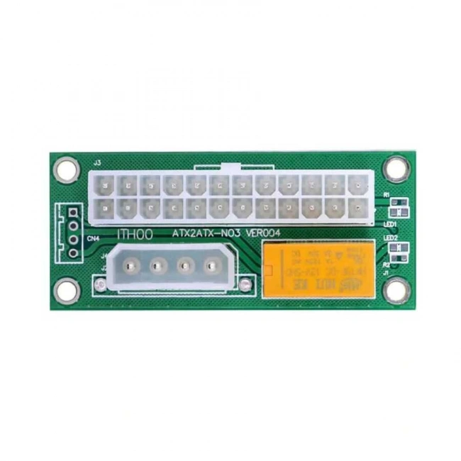 ATX - SATA Molex 24 Pin Güç Kaynağı Bağlantı Adaptörü