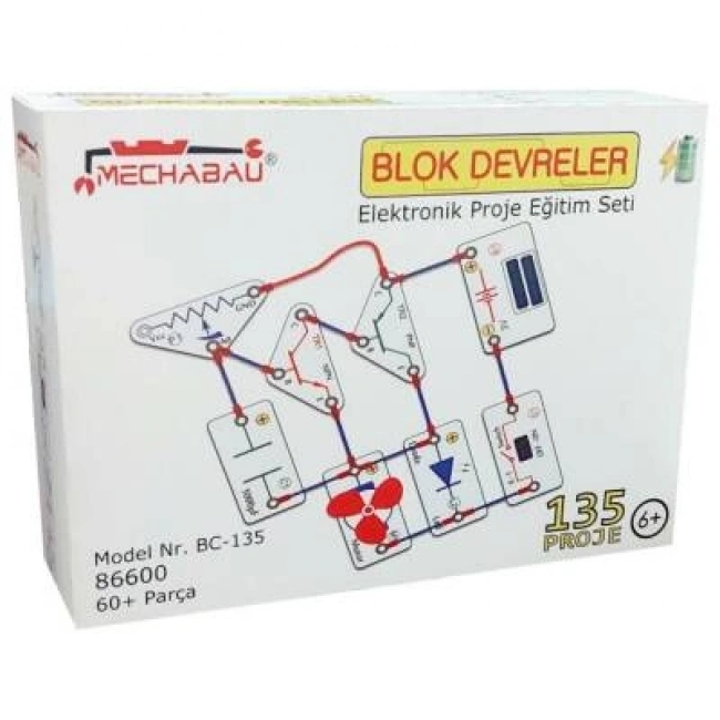Blok Devreler Elektronik Eğitim Seti - 135 Proje