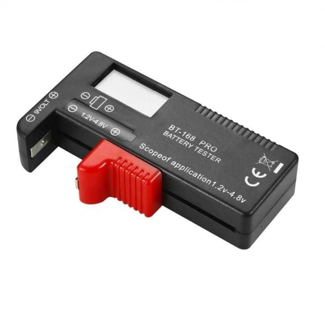 BT-168 PRO Ekranlı Pil Voltaj Kapasite Test Cihazı 1.2V-4.8V ve 9V