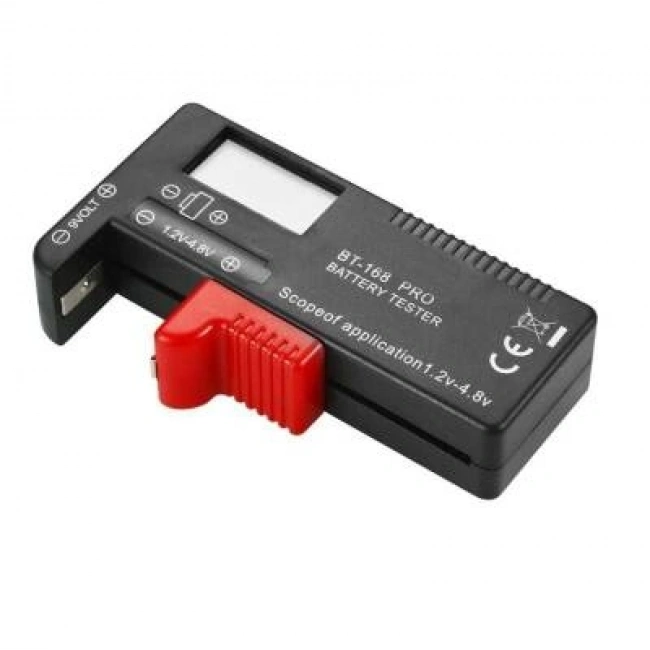 BT-168 PRO Ekranlı Pil Voltaj Kapasite Test Cihazı 1.2V-4.8V ve 9V