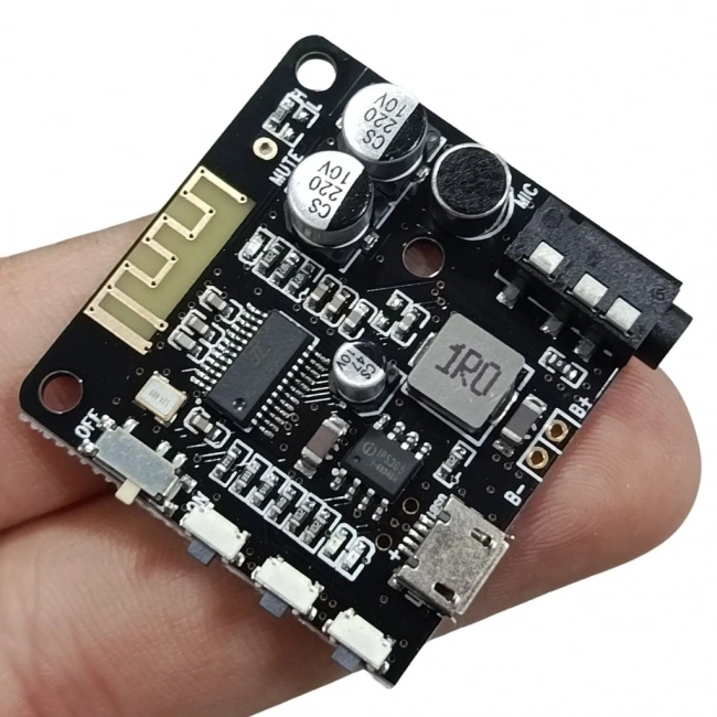 BT5.0 Pro Bluetooth Ses Alıcı Kartı Bluetooth 5.0 Mp3 Modülü Pro Mikrofonlu