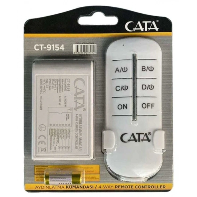CATA 4 x 1000W 4lü Aydınlatma Kumandası CT-9154