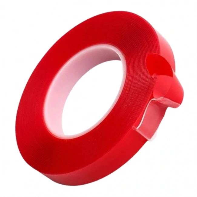 Çift Taraflı Şeffaf Akrilik Silikon Bant 20mm*5mt