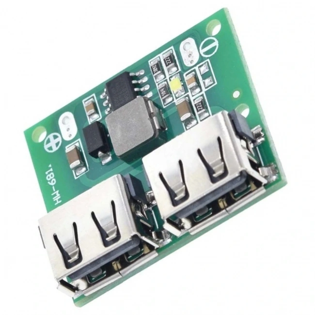 Çift USB Çıkışı 9V 12V 24V TO 5V 3A DC-DC Step Down Şarj Modülü