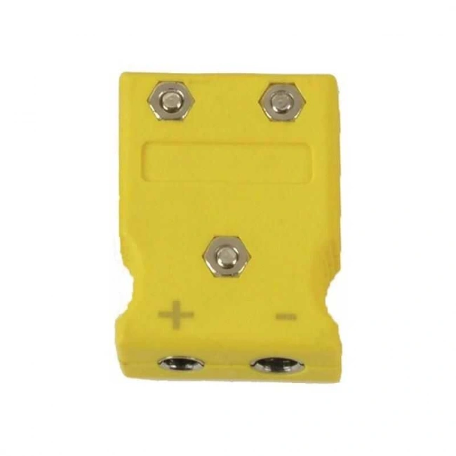 CK-45SR-Dişi - NiCr-Ni Termokupl Priz Sarı