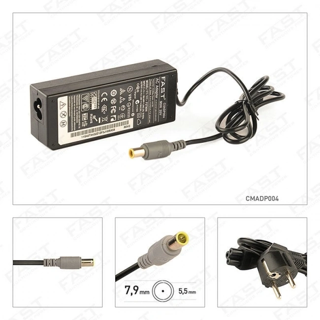 CMADP004 IBM Lenovo Uyumlu Notebook Adaptör 20V 4.5A 7.9×5.5mm