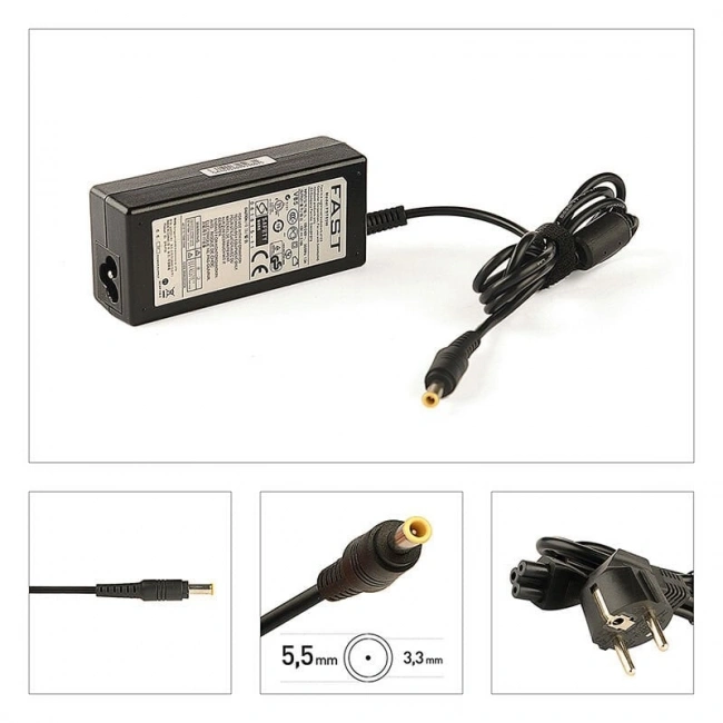 CMADP075 19V 3.16A 5.5*3.3mm Samsung Notebook Adaptör