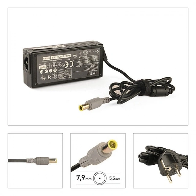 CMADP116 IBM/Lenovo Uyumlu Notebook Adaptör 20V 3.25A 7.9×5.5mm