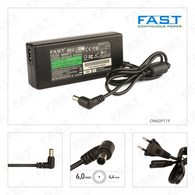 CMADP141 19.5V 2A 6.0*4.4mm Sony Notebook Adaptör