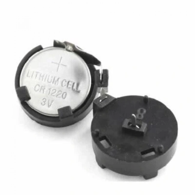 CR1220 PCB Tipi Pil Yuvası BS-1220-1 DIP