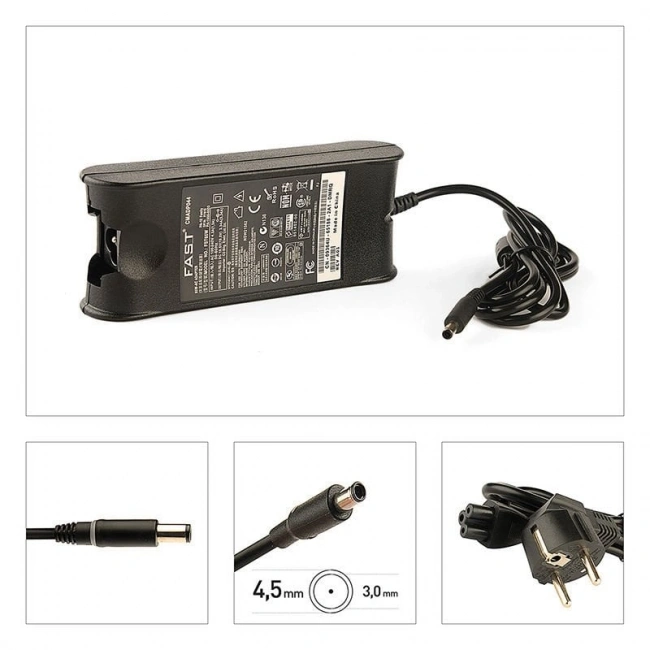 CUADP044 19.5V 3.33A 4.5*3.0mm Dell Notebook Adaptör