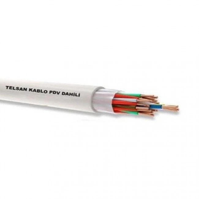 Dahili PDV Telefon Tesisat Kablosu 1m (1x2x0.50) 