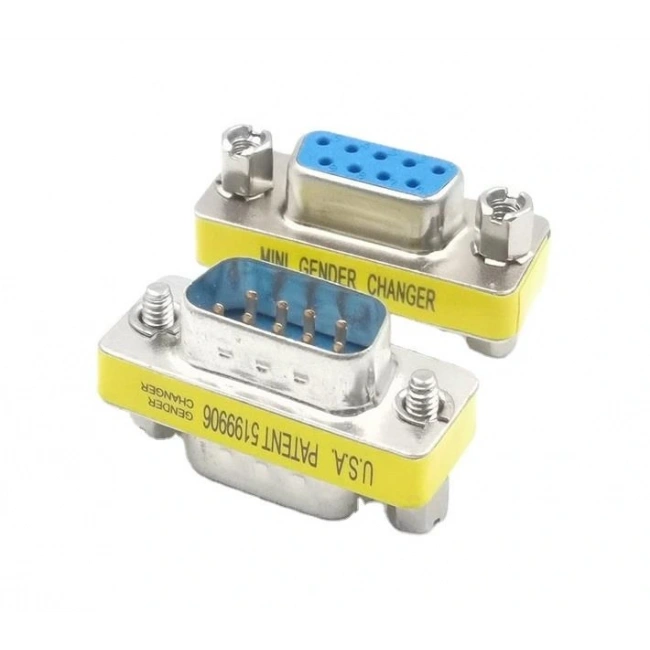 DB9 - RS232 Erkek-Dişi (M2F) 9 Pin Çevirici Ara Adaptör