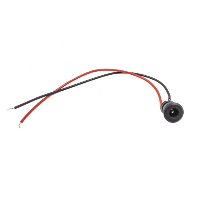 DC-022E 5,5x2,1mm Kablolu DC Jack Şasesi