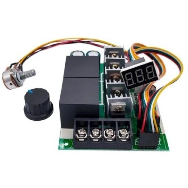 DC 10V-55V 60A 3000W  Ekranlı PWM Motor Sürücü