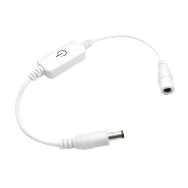 DC 12-24V 6A Dokunmatik On-Off 30cm Anahtarlı Kablo 5.5x2.5mm