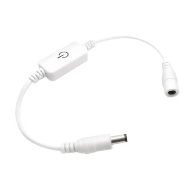 DC 12-24V 6A Dokunmatik On-Off 30cm Anahtarlı Kablo 5.5x2.5mm