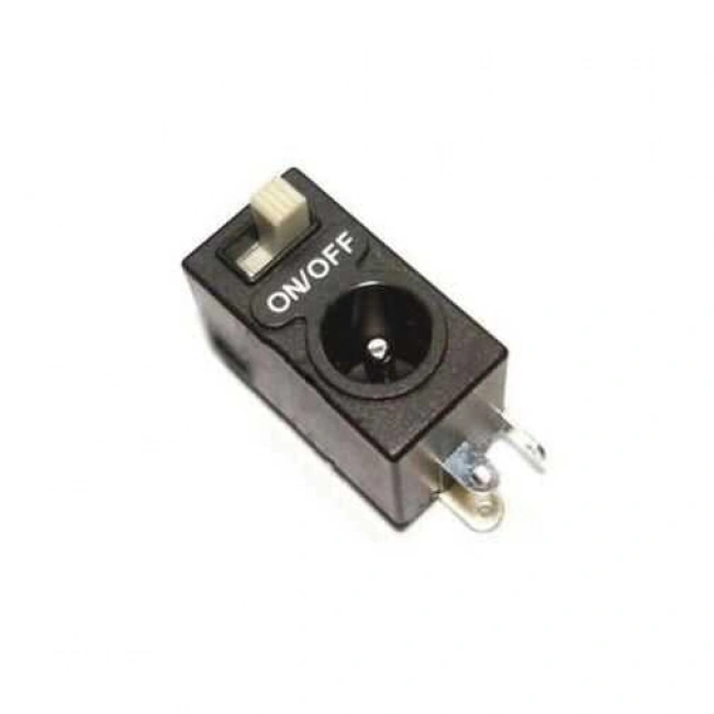 DC 2.5 / 3mm Jack Şase Pcb Tipi - On-Off Swichli