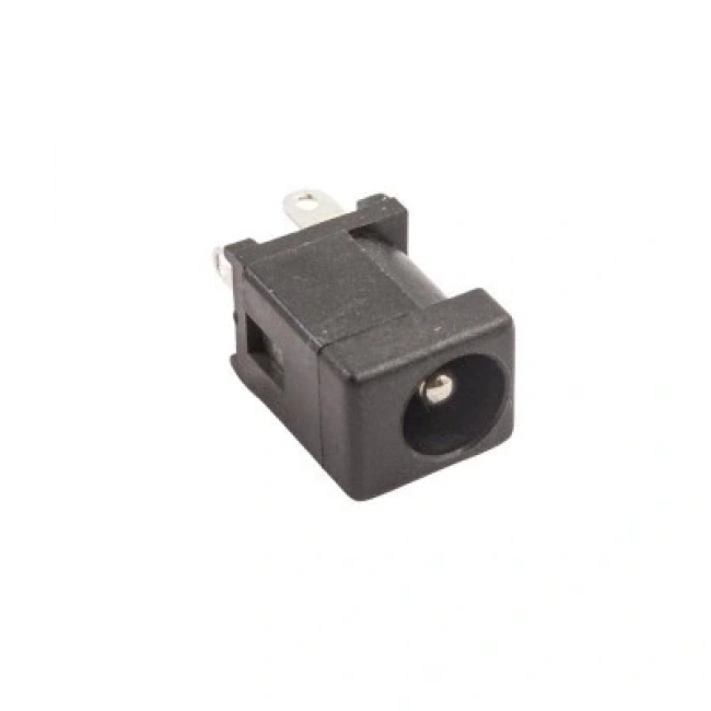 DC 2.5mm Jack Şase Pcb Tipi (Pinleri Arkada)