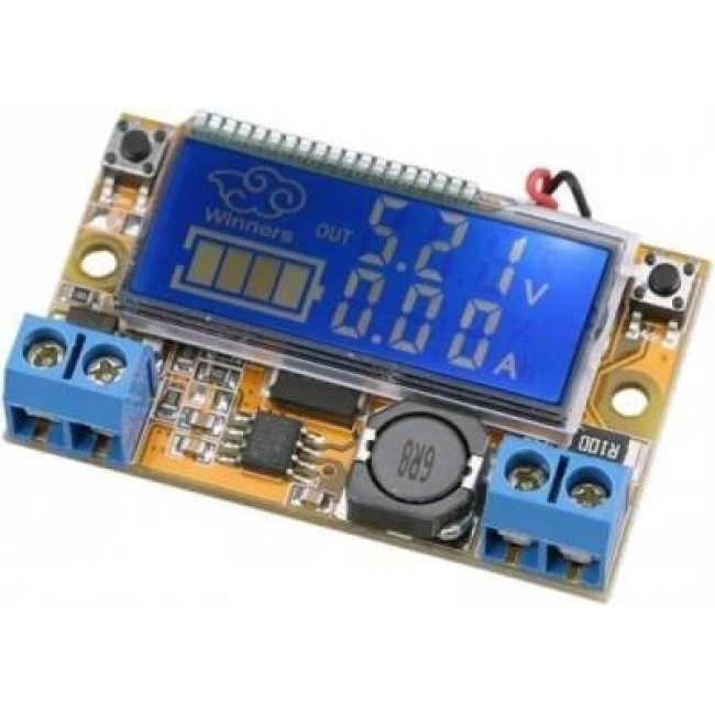 DC-DC Ekranlı 3A Ayarlanabilir Voltaj Regülatörü Kutusuz