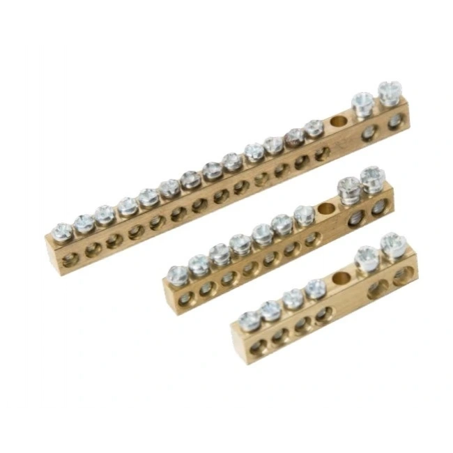 Delikli Pano Topraklama Klemensi Ayaksız PTK5005 2+10 6,5 x 9 mm 20 Adet