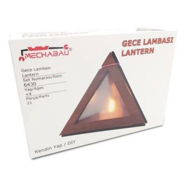 Demonte Ahşap Gece Lambası - Kendin Yap DIY