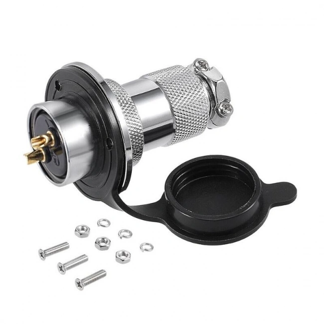 DF25 2 Pin 25mm Su Geçirmez Konnektör Takımı