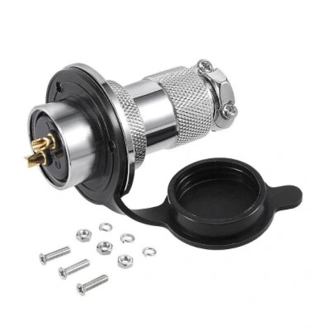 DF25 2 Pin 25mm Su Geçirmez Konnektör Takımı