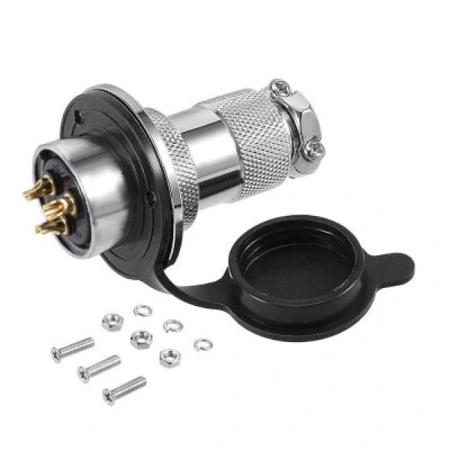 DF25 3 Pin 25mm Su Geçirmez Konnektör Takımı