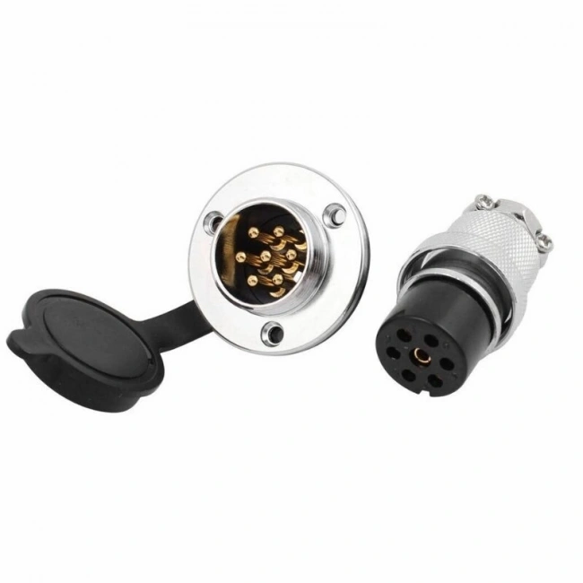 DF25 7 Pin 25mm Su Geçirmez Konnektör Takımı