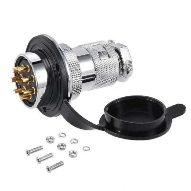 DF25 8 Pin 25mm Su Geçirmez Konnektör Takımı