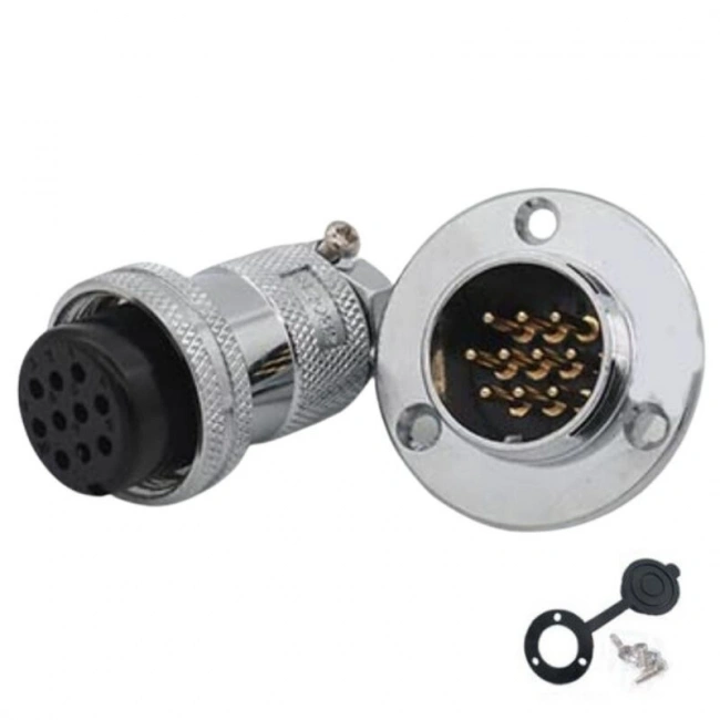 DF25 9 Pin 25mm Su Geçirmez Konnektör Takımı