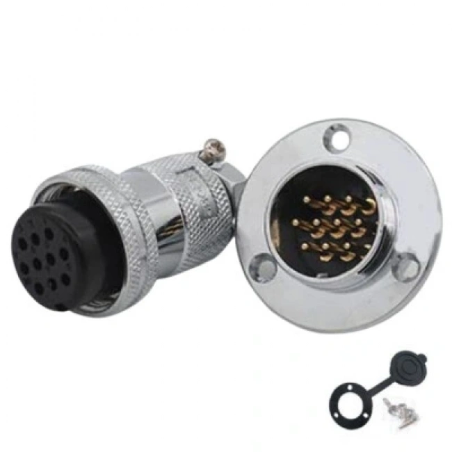 DF25 9 Pin 25mm Su Geçirmez Konnektör Takımı