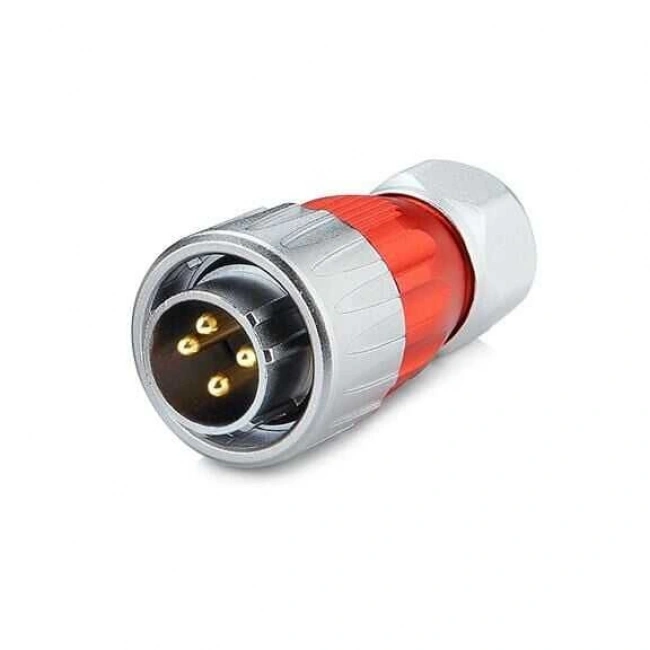 DH-20-C04PE-03-001 4-Pin Su Geçirmez Konnektör - Erkek