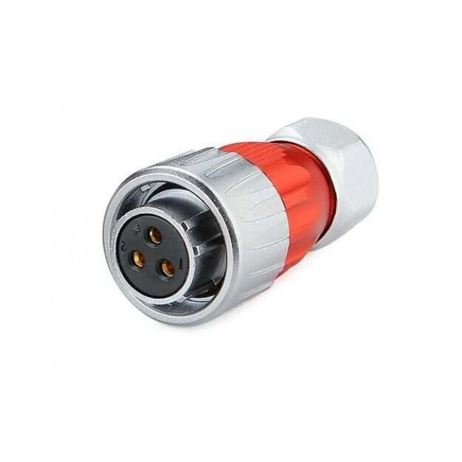 DH-20-J03PE-03-001 3-Pin Su Geçirmez Konnektör - Dişi
