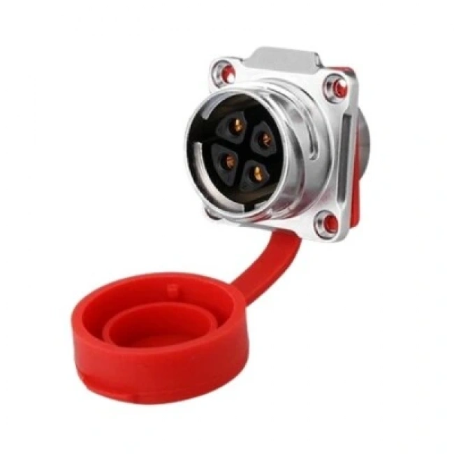 DH-24-J04SX-03-401 4-Pin Su Geçirmez Konnektör - Dişi