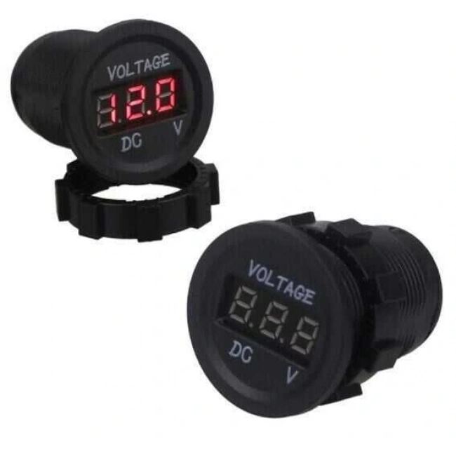Dijital Voltaj Göstergesi 6-30V Kırmızı / A04