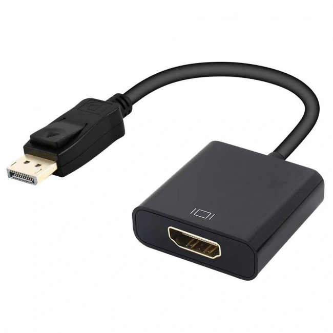 Displayport (M) To HDMI (F) Çevirici Adaptör Kablosu Siyah