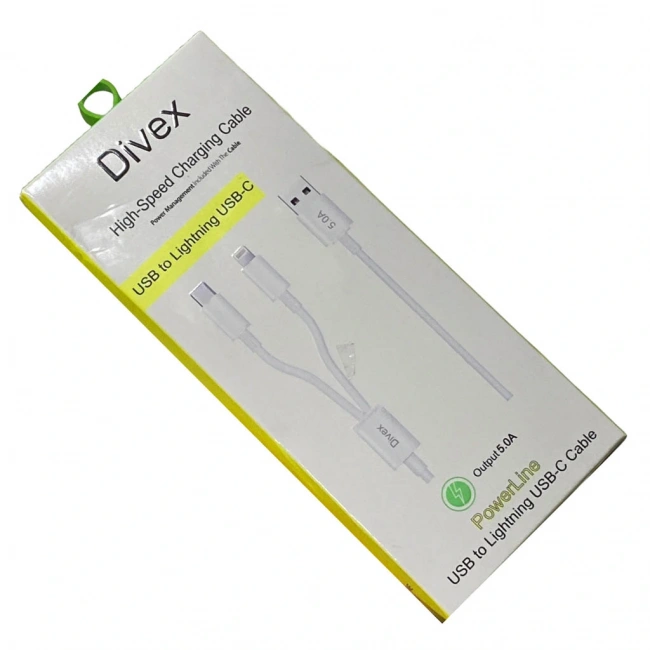 Divex 5.0A Type-C - Lightning Yüksek Hızlı Şarj Kablosu DC-146
