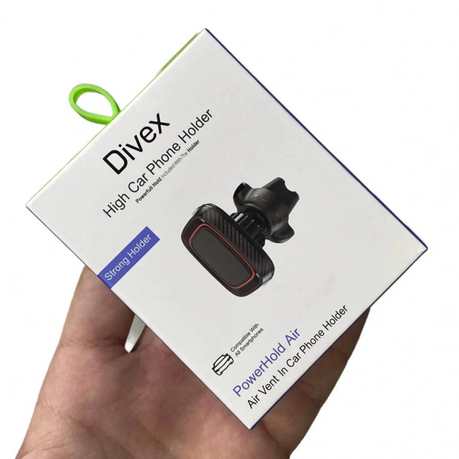 Divex Araç İçi Hava Izgarası Kıskaçlı Mıknatıslı Telefon Tutacağı DH-358