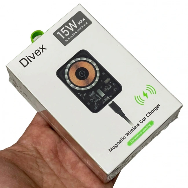 Divex Kablosuz Araç Şarj Cihazı Manyetik Wireless Şarj Aleti DV-352