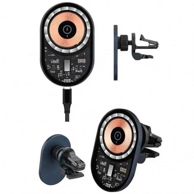 Divex Kablosuz Araç Şarj Cihazı Manyetik Wireless Şarj Aleti DV-354