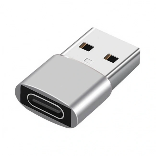 Divex Type-C Dişi USB3.0 Erkek OTG Adaptör Çevirici Gri DC-178