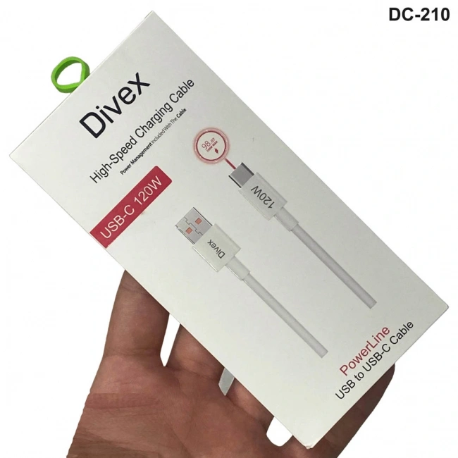 Divex Type-C ( USB-C ) 120W Hızlı Şarj Kablosu DC-210